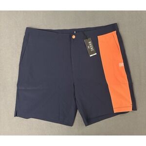 NWT Rhone Barrier Swim Short Mens Navy Emberglow 8 Inch Inseam, Size 2XL XXL